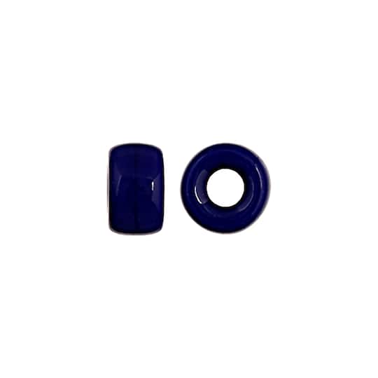 John Bead 9mm Opaque Glass Pony Beads